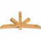Ekena Millwork Alberta Rough Sawn Timber Gable Bracket, Western Red Cedar, 84"W x 49"H x 6"D x 6"F, 14/12 Pitch GBW084X49X0606ALB00RWR - alternate 4